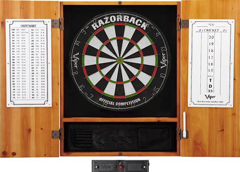 viper metropolitan sisal bristle steel tip dartboard & cabinet bundle|Viper Metropolitan Sisal Fiber Bristle Dartboard And .